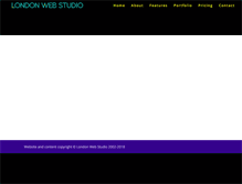 Tablet Screenshot of londonwebstudio.com